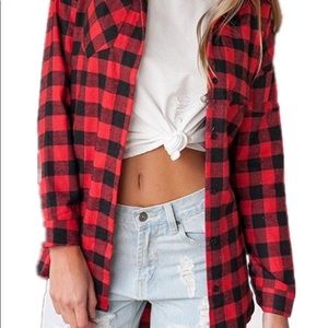 Black and Red flannel